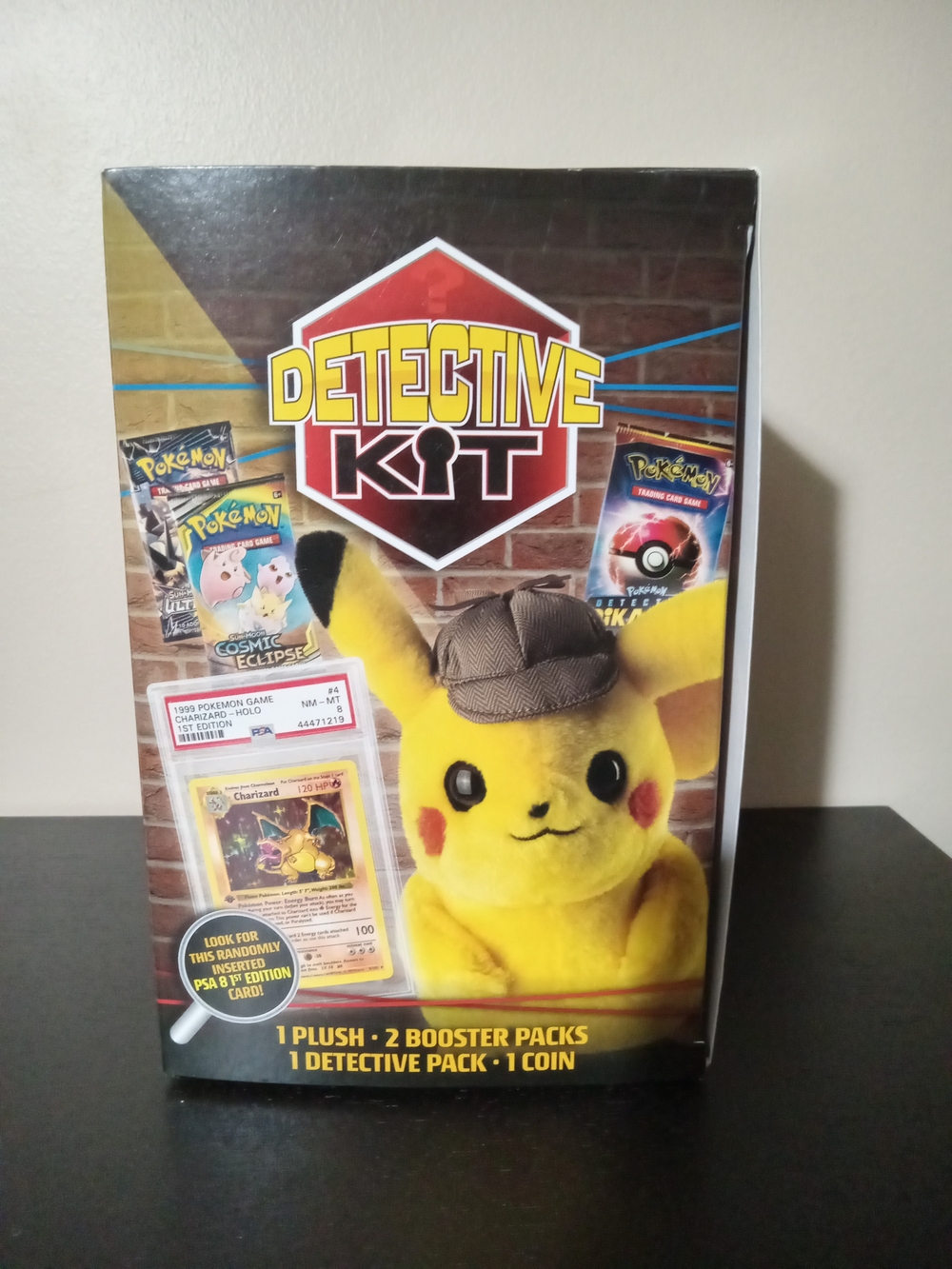 Detective Pikachu Plush Kit - BOX, PLUSH ONLY